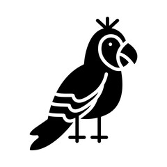 Parrot glyph icon