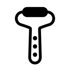Massage Roller glyph icon