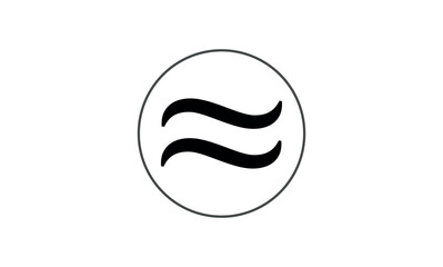 Equal approximately symbol in mathematics.