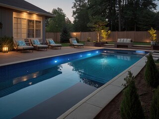 luxury swimming pool in hotel,luxury swimming pool,swimming pool at night