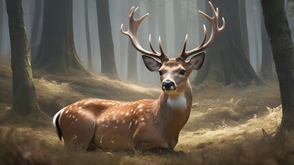 deer in the forest