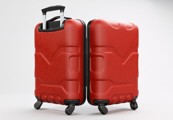Plastic Travel Luggage Suitcase