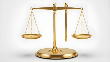 Scale isolated on white background