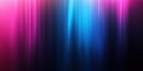 A wide banner featuring a blurred gradient background with neon colors of black, blue, pink, and purple