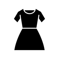 minimalist dress icon