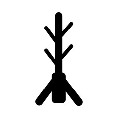 Fototapeta premium simple wardrobe tree