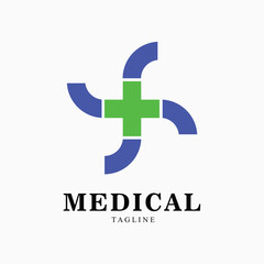 medical logo vector illustration design