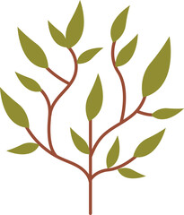 Illustration of a small tree with green leaves, symbolizing growth or nature.