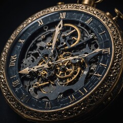 Obraz premium The significance of mechanical watches in an era dominated by digital technology