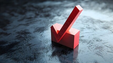 Animated Checkmark Stamp with Satisfying Sound on Virtual Surface