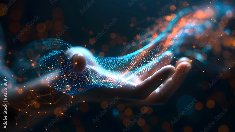 Aufkleber advanced voice recognition technology enabling hands free communication and control concept