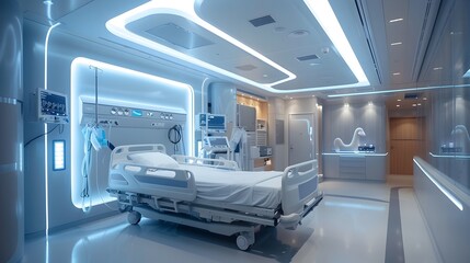 Futuristic Hospital Leveraging Advanced Communication Systems for Seamless Patient Monitoring and Doctor