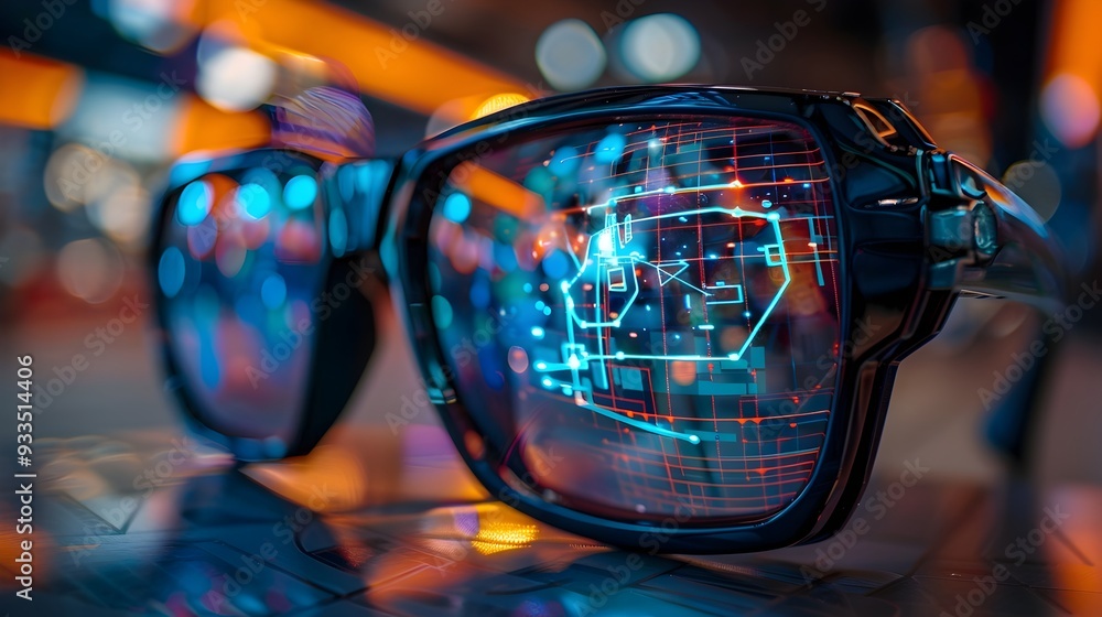 Poster smart glasses with built in and communication tools for live streaming and
