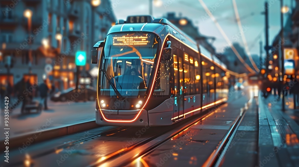 Poster advanced public transportation system with real time communication and navigation assistance