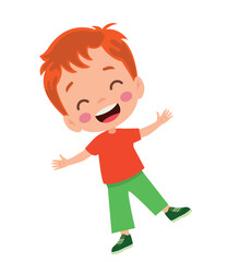 vector illustration of students in different postures