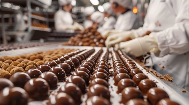 Chocolates manufacturing line