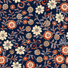 Textile repeat pattern of Fabric pattern, seamless