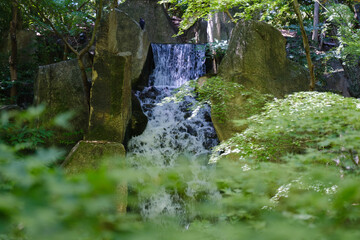 徳川園の大曽根の瀧