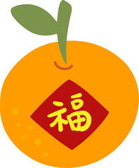 Chinese new year orange auspicious decorative fruit