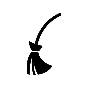 recommend clip art: Cleaning broom icon vector design.