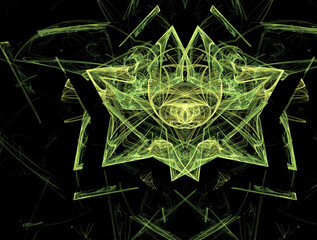 Imaginatory fractal abstract background Image