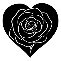 Heart shape roses with a romantic twist 