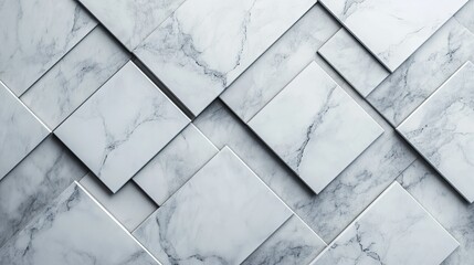Marble tiles arranged in a geometric pattern, with ample space on the top for text