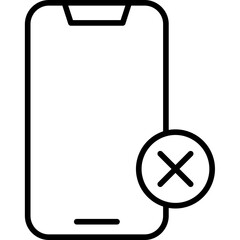 No Mobile Icon