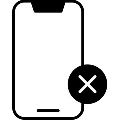 No Mobile Icon