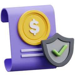 3d Illustration of Insurance