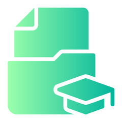 curriculum gradient icon