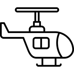 Medical Rescue Helicopter Icon