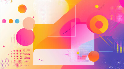 Obraz premium Vector illustration in 2024-2025 trending colors, the main element is beautiful, modern minimalist style, with a soft gradient background, vibrant and muted tones, balanced 