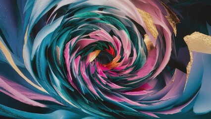  a mesmerizing abstract artwork featuring a whirlwind