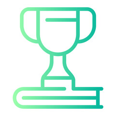 trophy gradient icon