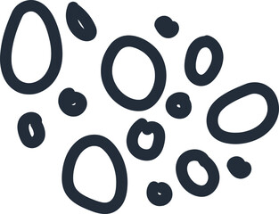 Abstract Scribble Shape Icon