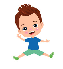 vector illustration of students in different postures