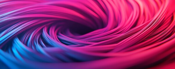 Obraz premium Vibrant abstract swirl of pink and blue hues creates a stunning, dynamic visual perfect for modern design and creative projects.