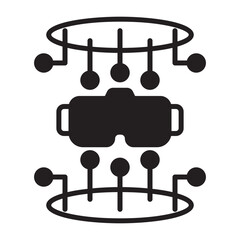 VR Glasses Solid Black