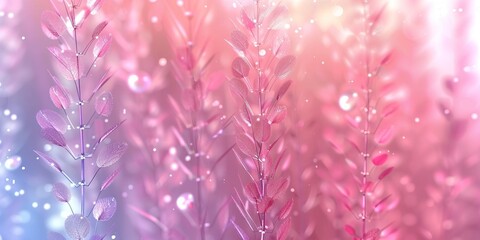pink water drops on glass