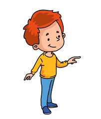 vector illustration of students in different postures