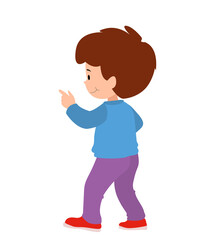 vector illustration of students in different postures