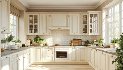 Colourful kitchen room Colonial Interior Design Style