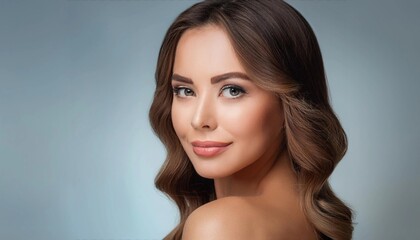Fototapeta premium cosmetic procedures for a beautiful woman in a beauty salon