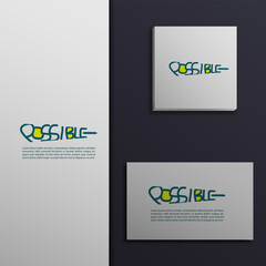 Logo Icon Design Letter Possible Attractive Cute Handrawn Art For Painting Tool Shop EPS 10