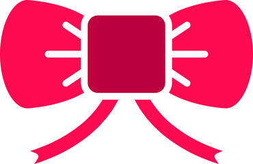 Red Bow Tie Icon