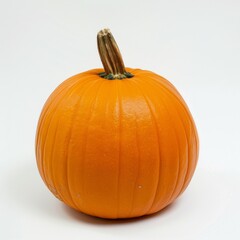 Obraz premium Halloween pumpkin on white background 