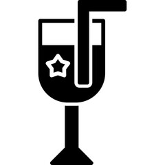Obraz premium Cocktail Icon