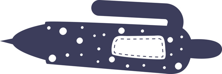 pen vector black isolated silhouette illustration