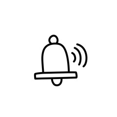 bell notification line icon